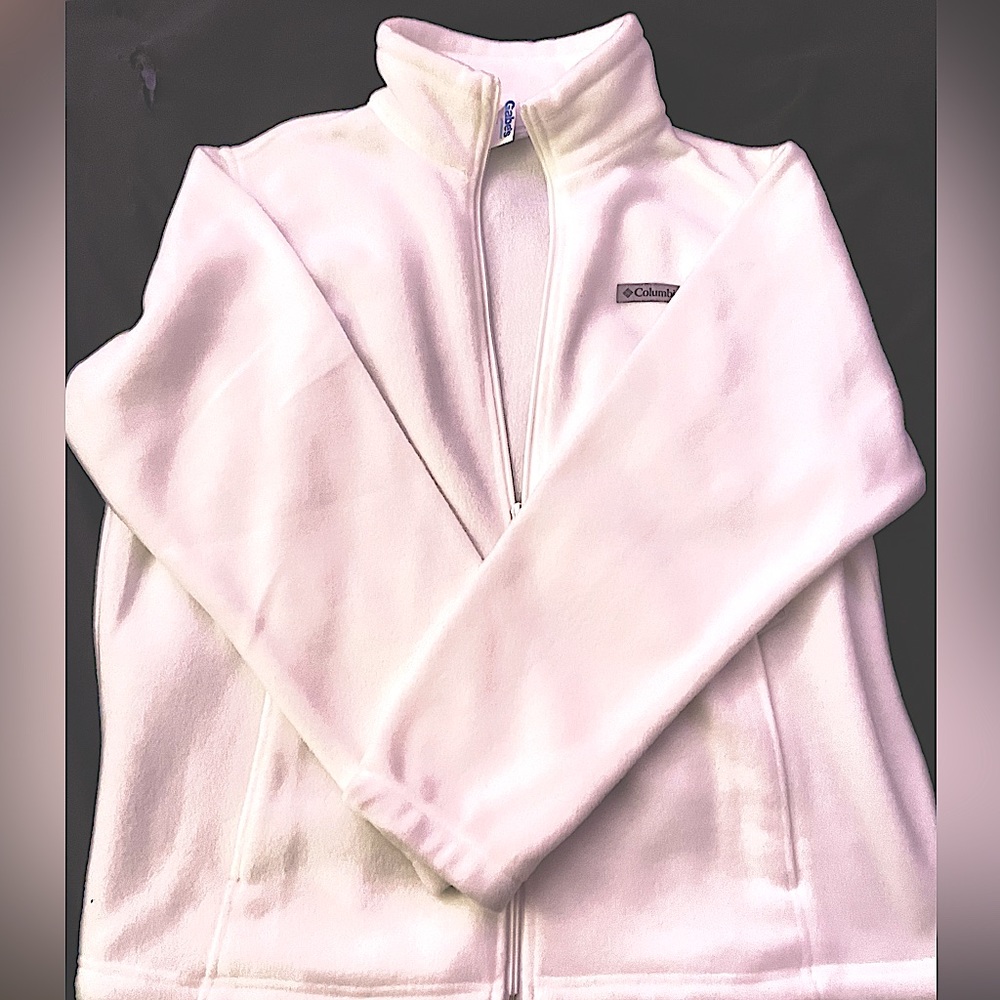 Columbia Women’s White 1X Fleece Jacket